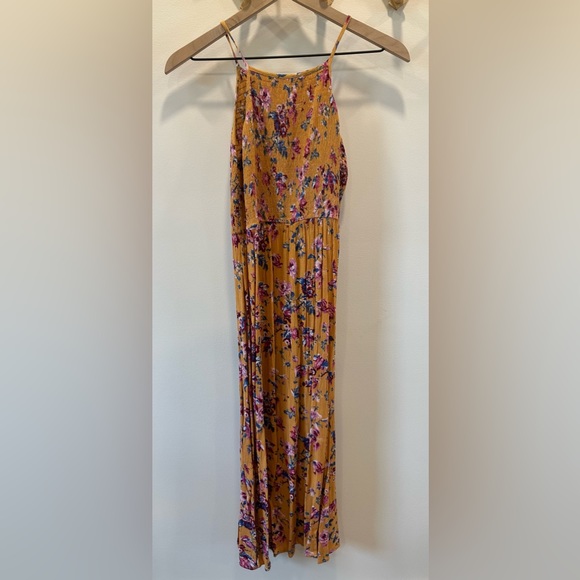 Strap Dress~ Smocked Top~ Pink Rose~ Great Condition! - Picture 6 of 7